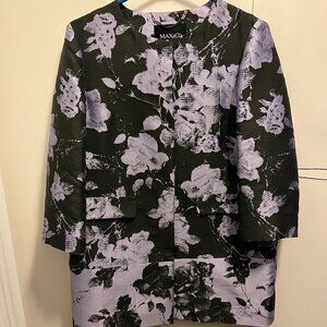 Max & Co Lilac Floral Overcoat